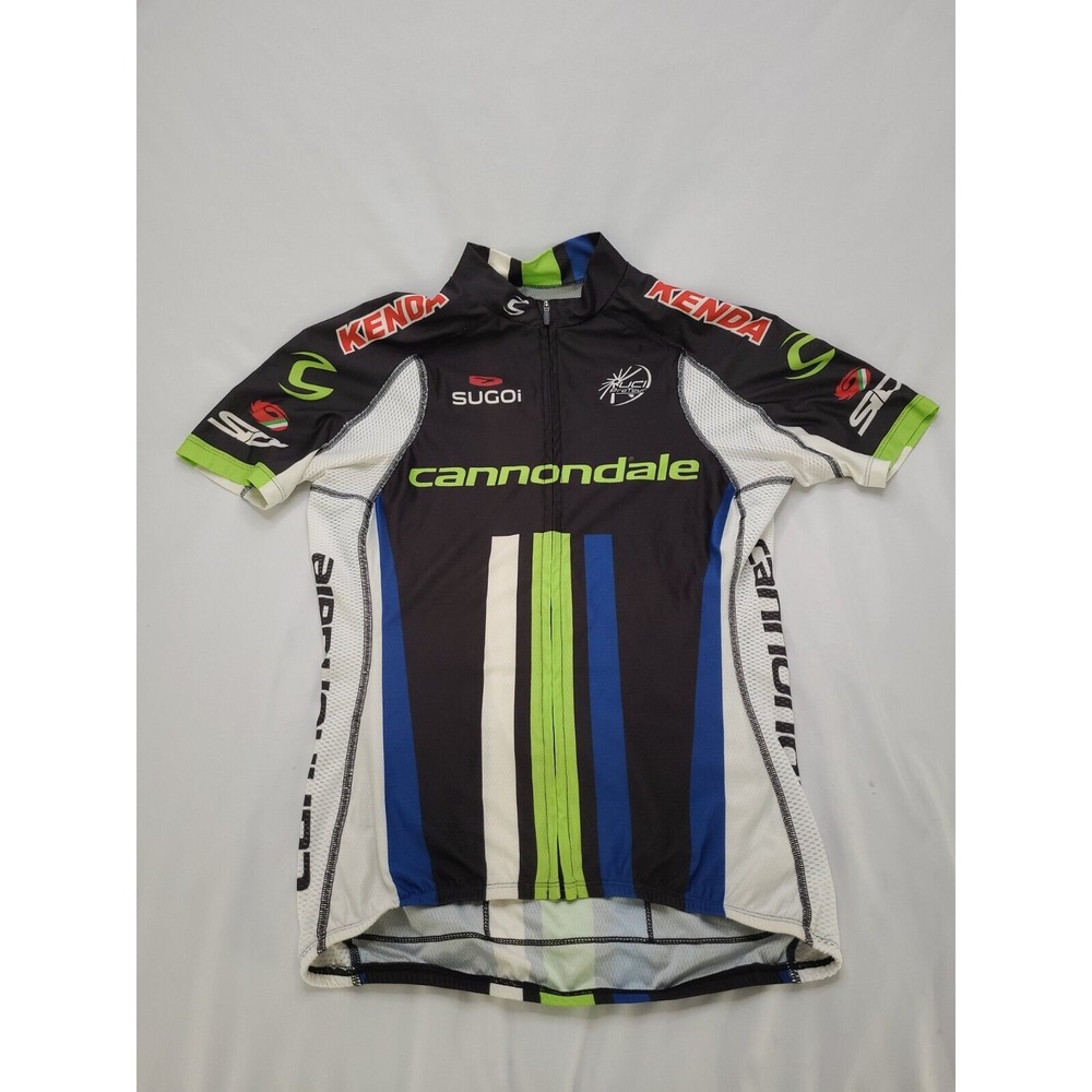2013 Cannondale Sugoi UCI Pro Tour Cycling Bike‎ Jersey Sz M Full Zip S/S